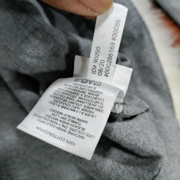 Express 100% Cotton Long Sleeve Full Zip Chore Coat Jacket Gray Men's Size Large - Picture 8 of 12